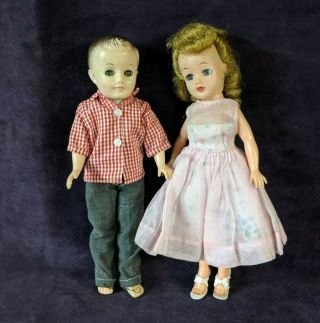 Pair Vintage Miss Revlon And Jeff Vogue Ideal Doll Dolls