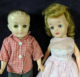 Pair Vintage Miss Revlon and Jeff Vogue Ideal Doll Dolls 2