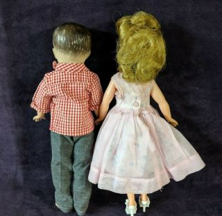 Pair Vintage Miss Revlon and Jeff Vogue Ideal Doll Dolls 3