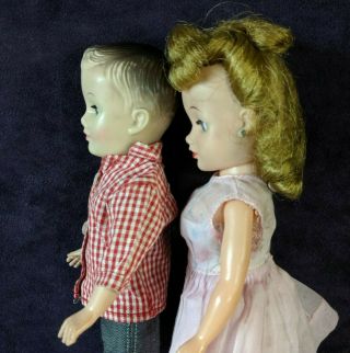 Pair Vintage Miss Revlon and Jeff Vogue Ideal Doll Dolls 4