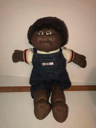 Vintage Cabbage Patch Boy Cpk Doll African American Ic8 Taiwan Face Mold 8