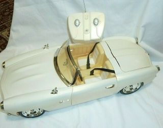 Vintage Remote Bratz Doll Convertible Car White 17 " Radio & Lights