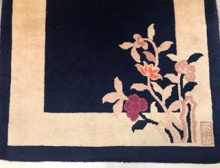 AN AWESOME ART DECO DESIGN CHINESE RUG 5