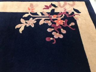 AN AWESOME ART DECO DESIGN CHINESE RUG 7
