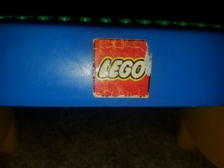 Lego Lap Table - DUPLO Size Building Block Plate - Storage Sides - Vintage 6