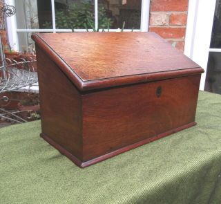 Victorian Mahogany Letter Rack Desk Top Stationery Box Lovely Tactile Piece