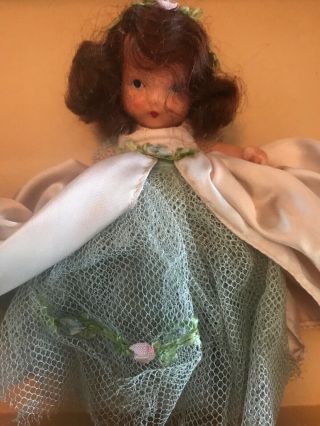 Vintage Bisque Doll Nancy Ann Molded Socks Pudgy Storybook