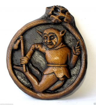 Dancing Jester Medieval Cathedral Misericord Carving Beverley Minster Giftware.