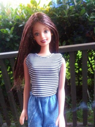 Vintage Barbie Doll Blonde Hair Blue Eyes 1976 Head Body Taiwan 1966 Mattel 12 "