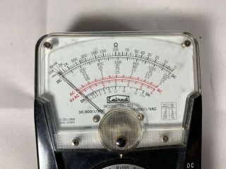 Vintage Calrad TK - 301 Multimeter Tester Voltmeter - With box 5