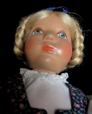 Vintage 10” Kathe Kruse Puppen Doll With Paperwork & Box (GG) 4