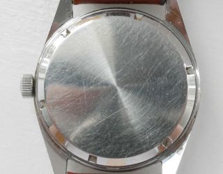Vintage Swiss Made Hand Wound Rotary Mechanical Watch With Textured Dial 6