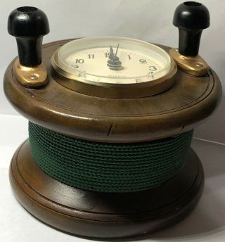 Rare Vintage Weetz Fishing Reel Quartz Clock 4