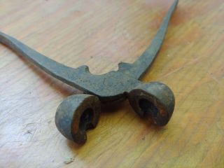 Antique Iron Round Bullet Mold,  Rifle,  Pistol very old primitive piece 3