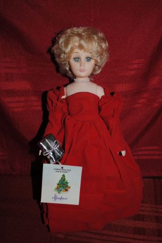 Effanbee Vintage Doll 1988 Christmas Eve Together Mother Complete Mwt