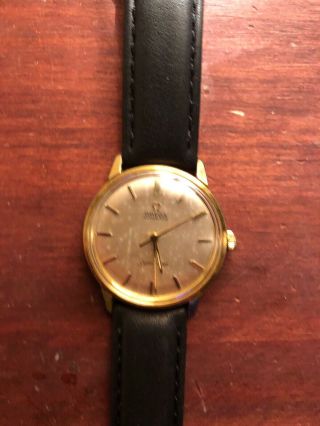 Vintage Omega Seamaster Gold Plated Automatic Watch C.  1966