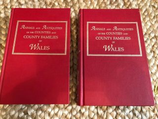 Annals And Antiquities Of The Counties And County Families Of Wales Set By Thoma