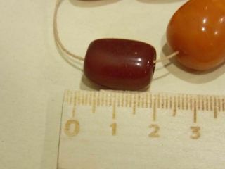 Old Baltic amber beads toffee yolk antique amber stone 波羅的海琥珀 4