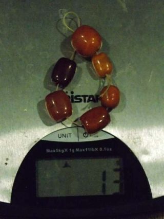 Old Baltic amber beads toffee yolk antique amber stone 波羅的海琥珀 7