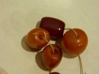 Old Baltic amber beads toffee yolk antique amber stone 波羅的海琥珀 8