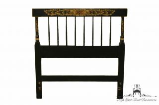 Hitchcock Black Stenciled Twin Size Headboard Made In America
