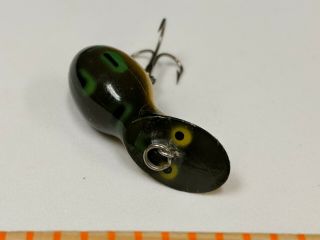 Vintage Heddon Widget Fly Rod Size Bass Bait Fishing Lure Bull Frog Tadpolly Tad 5