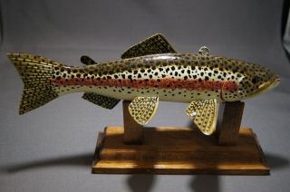 Rainbow Trout Weighted Fish Decoy By James Stangland