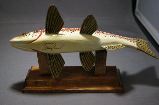 RAINBOW TROUT WEIGHTED FISH DECOY by JAMES STANGLAND 4