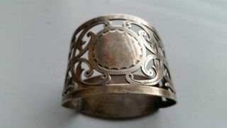 Sydney And Co 1924 Birmingham Silver Napkin Ring 3