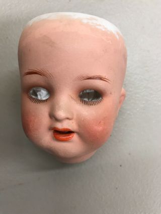 Antique K R Simon & Halbig Bisque Doll Head Germany Has ✡️ On Back 3”