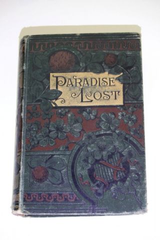 Paradise Lost John Milton Vintage Antique Book Belford,  Clarke & Co Publishers