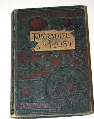 Paradise Lost John Milton Vintage Antique Book Belford,  Clarke & Co Publishers 2