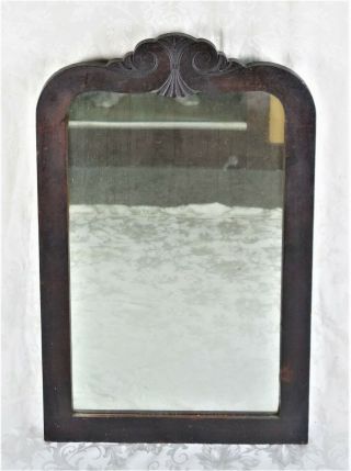 Antique 19th Century Victorian Eastlake Ornate Walnut Wood Carved Wall Mirror