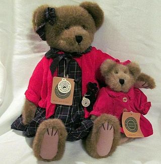 Vintage Boyds Plush Bears - Exclusive 16 " Qvc Miss Macintosh,  Sarabeth,  - Fine