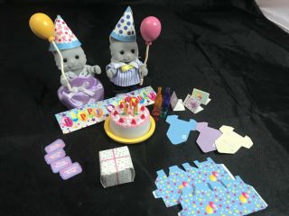 Calico Critters Sylvanian Families Birthday Party Uk Exclusive Retired Htf