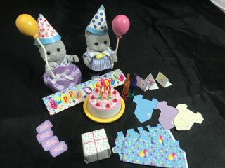 Calico Critters Sylvanian Families Birthday Party UK Exclusive RETIRED HTF 2