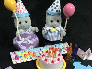 Calico Critters Sylvanian Families Birthday Party UK Exclusive RETIRED HTF 3