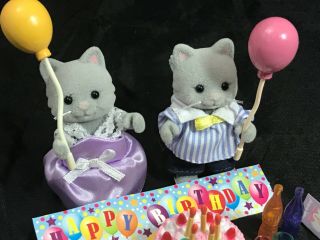 Calico Critters Sylvanian Families Birthday Party UK Exclusive RETIRED HTF 6
