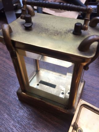 Antique Waterbury Carriage Clock Case With Beveled Glass 2
