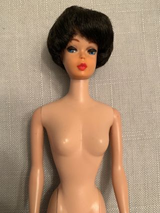 Vintage Barbie Brunette Bubblecut Doll 2