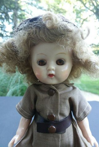 Vintage Terri Lee Outfit Brownie Scout Ginger Doll Walker Poodle Curl 7.  5 "