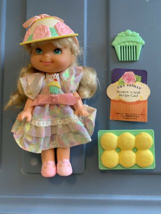Vintage Mattel Cherry Merry Muffin Year 2 Lily Vanilly Doll Complete