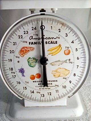 Vintage American Family 25 Lbs Scale