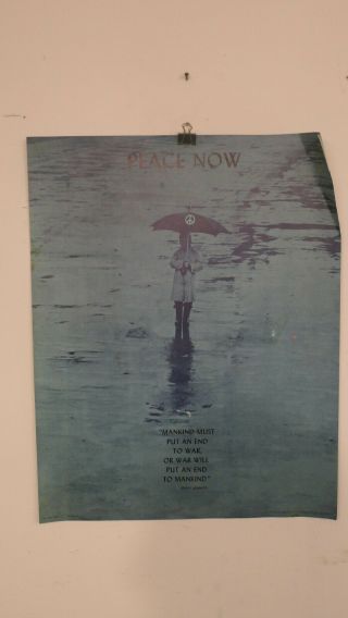 1968 " Peace John F.  Kennedy " Poster
