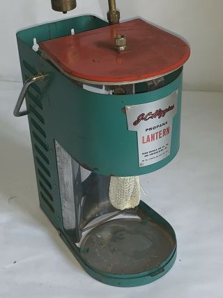 Vintage Jc Higgins Propane Lantern Sears Roebeck And Co And Simpsons - Sears 7112