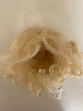 Vintage Blonde Mohair Doll Wig