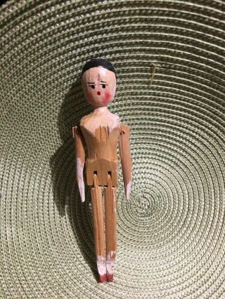 Vintage Peg Penny Wooden Doll