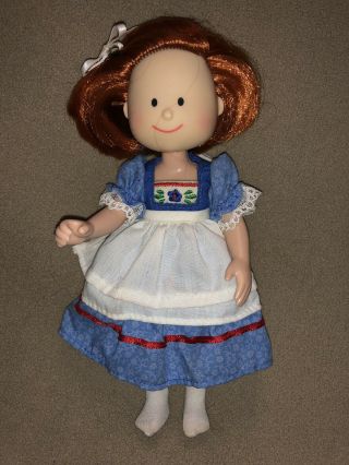 Madeline 8 " Doll In Dutch Outfit Dress Bloomers Socks Vintage