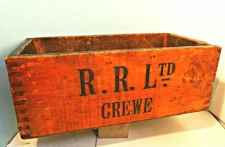 Rolls - Royce Large Crewe Antique Box Wwii 1938 Good Example
