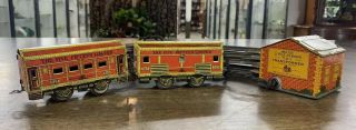 Antique Henry Katz Train Set - Cars,  Transformer,  Track - Very Rare -